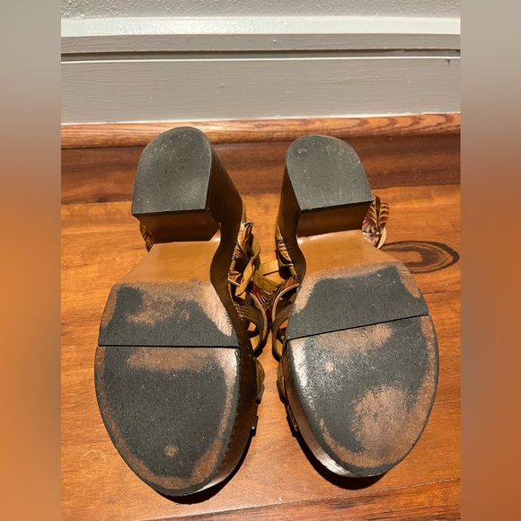 Robert Clergerie Brown Platform Sandals - Picture 8 of 8